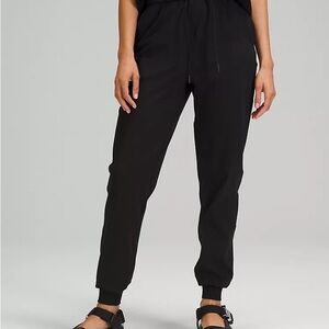 Lululemon Stretch High Rise Black Joggers